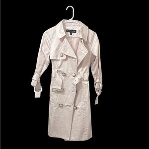 Blanc Noir Light Pink Trench Coat